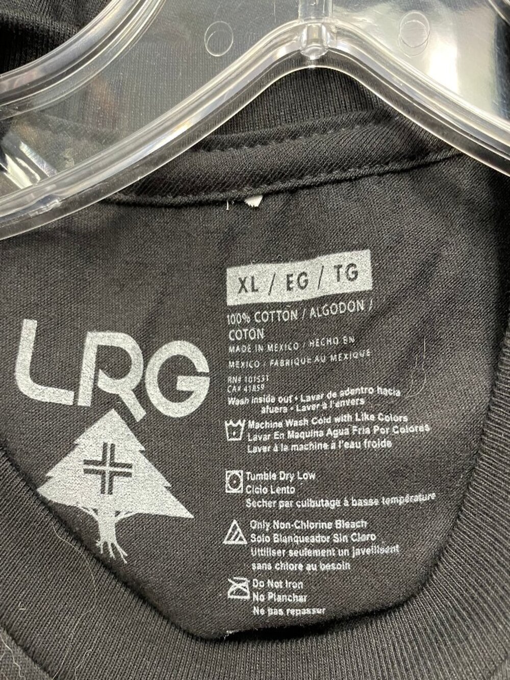 NWT Men's LRG Black 'Lifted' Shirt Size XL - Picture 5 of 7